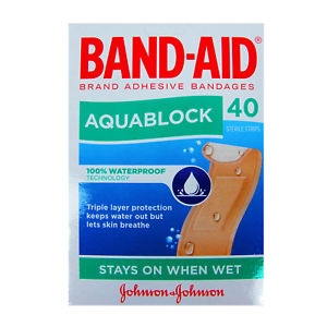 Band-Aid Aquablock Regular Strips 40 Pack