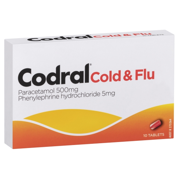 Codral Cold & Flu Tablets 10 Pack