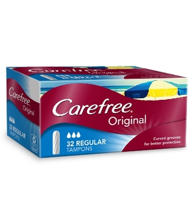 Carefree Original Regular Tampons 32S