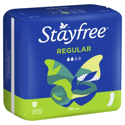 Stayfree Cotton Soft Regular Pads 20 Pack