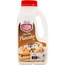 Lion Shake Pancake Mix Choc Chip 325g