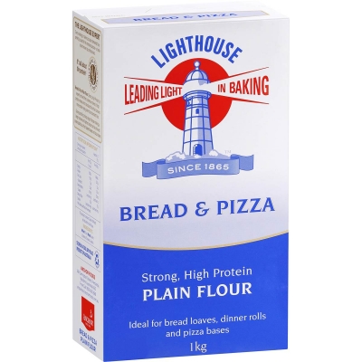 Lighthouse Bread & Pizza Plain Flour 1kg