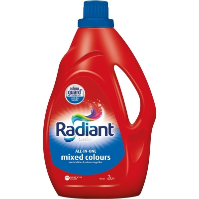 Radiant Fabric Liquid Mixed Colours 2lt