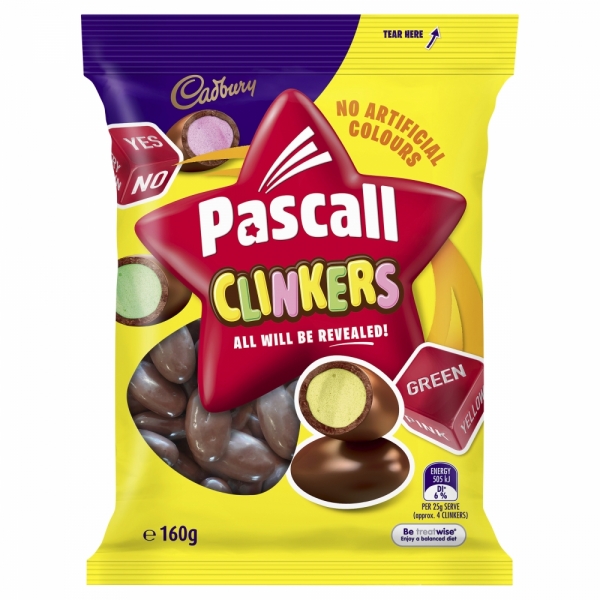 Cadbury Pascall Clinkers 160g