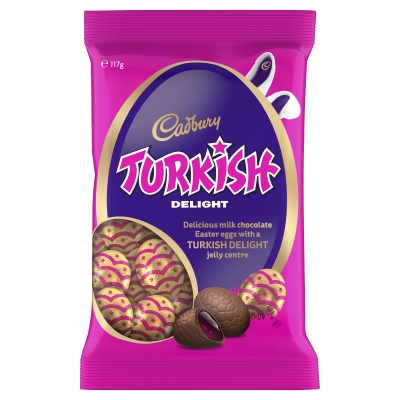 Cadbury Mini Turkish Delight Egg Bag 117g