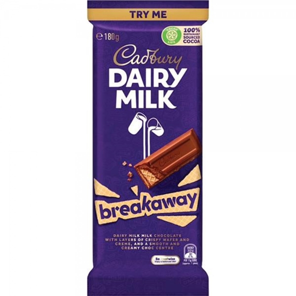 Cadbury Dairy Milk Block Breakaway 180g