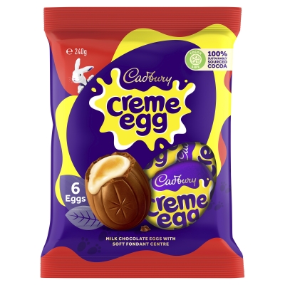 Cadbury Creme Egg Egg Bag 6 Pack 240g