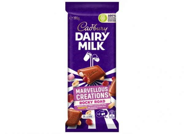 Cadbury Dairy Milk Block Marvellous Creations Rocky Road 190g