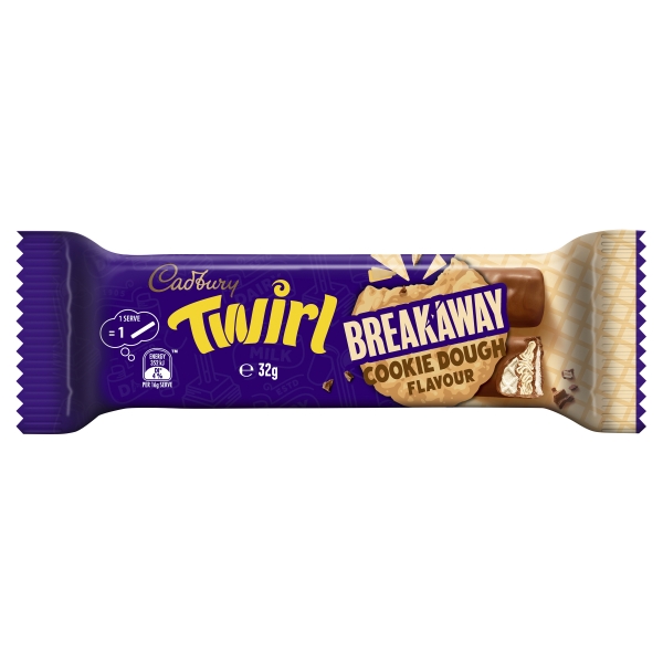 Cadbury Twirl Breakaway Cookie Dough 32g  