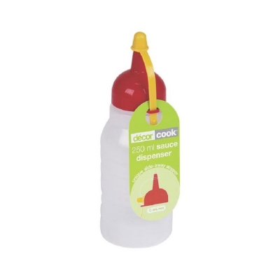 Decor Sauce Dispenser Clear 250ml