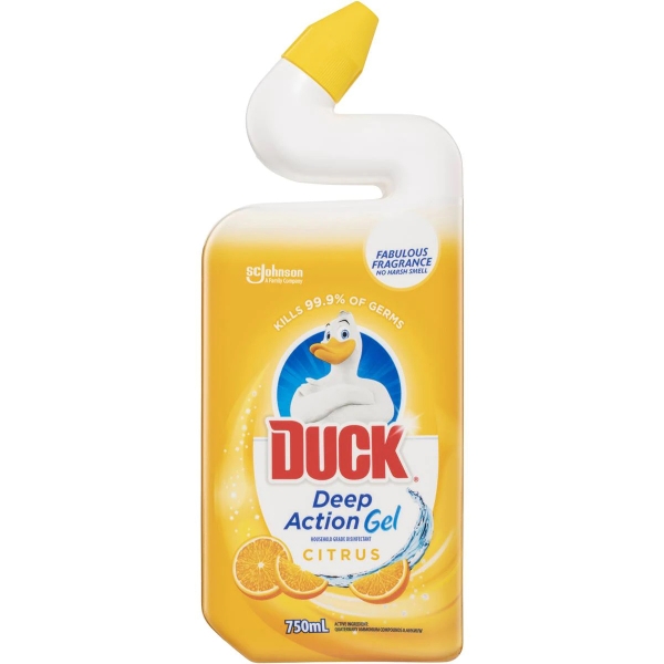 Duck Deep Action Toilet Cleaner Gel Citrus 750ml