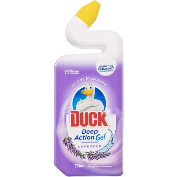 Duck Deep Action Toilet Cleaner Gel Lavender 750ml