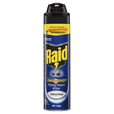 Raid Flying Insect Killer One Shot Double Nozel 320g