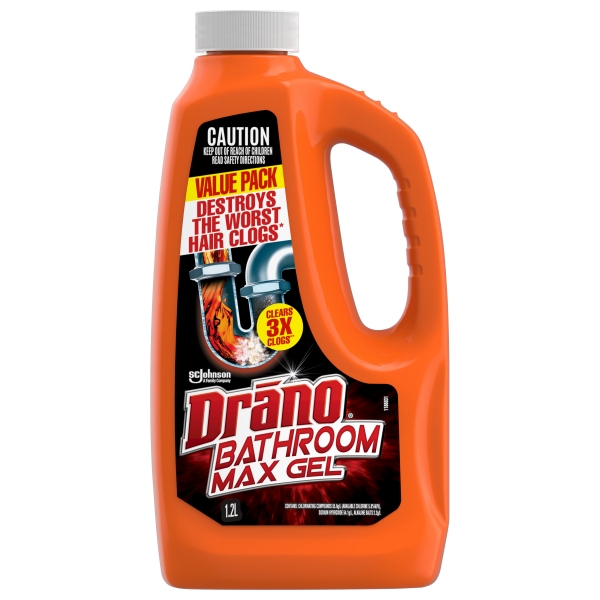 Drano Max Gel Bathroom 1.2lt