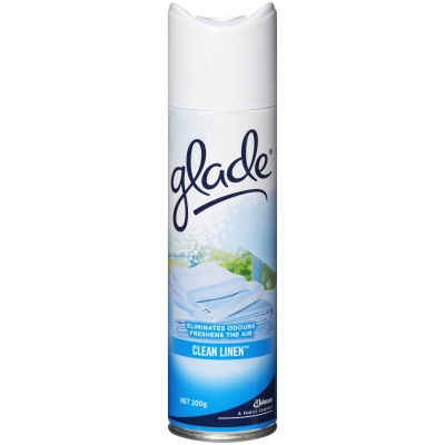 Glade Aerosol Air Freshener Clean Linen 200g