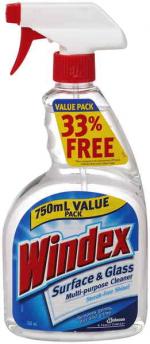 Windex Surface & Glass Cleaner Trigger 750ml