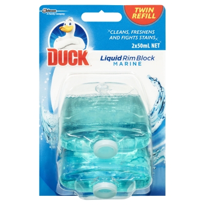 Duck Liquid Under The Rim Twin Refill Marine 2 x 50ml