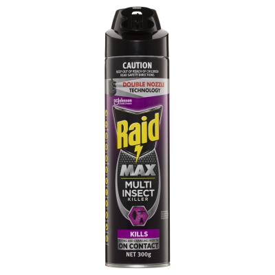 Raid Max Multi Insect Killer Double Nozzle 300g