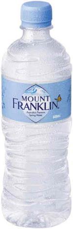 Mount Franklin Natural Spring Water 600ml