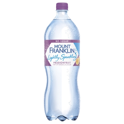 Mount Franklin Sparkling Water Passionfruit 1.25lt