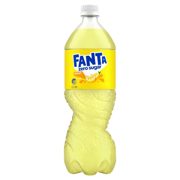 Fanta Zero Sugar Lemon 1.25lt