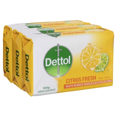 Dettol Soap Bar 3 x 100g