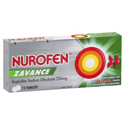 Nurofen Zavance Tablets 12 Pack