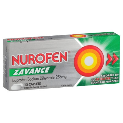 Nurofen Zavance Capsules 12 Pack