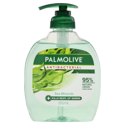 Palmolive Liquid Hand Wash Antibacterial Sea Minerals Pump 250ml