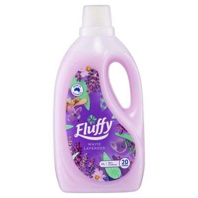 Fluffy Fabric Softener White Lavender 2lt