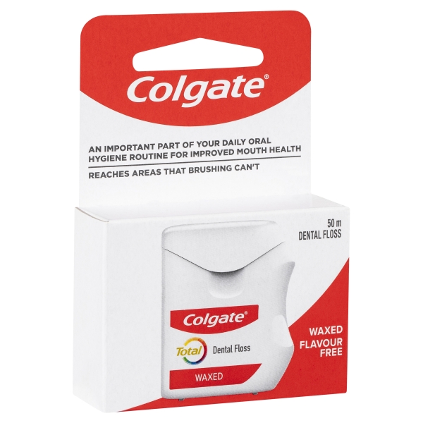 Colgate Total Dental Floss Waxed 50m