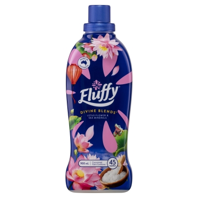 Fluffy Fabric Softener Divine Blends Lotus Flower & Sea Minerals 900ml