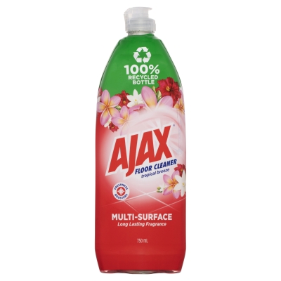 Ajax Floor Cleaner Multi Surface Divine Blends Tropical Breeze 750ml