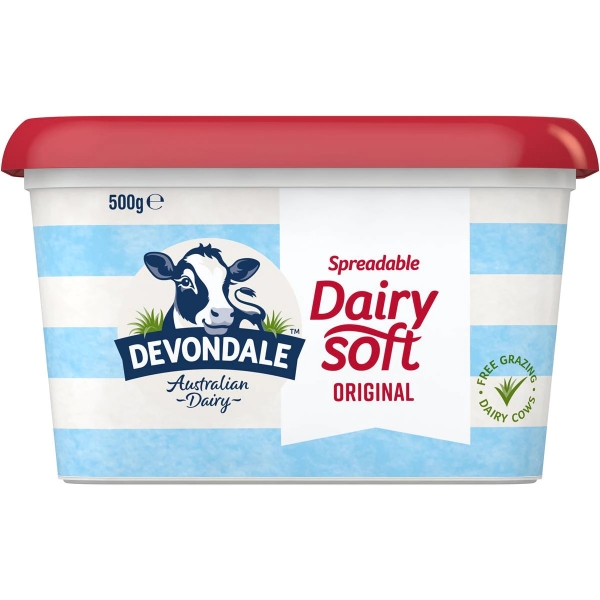 Devondale Dairy Soft Butter 500g