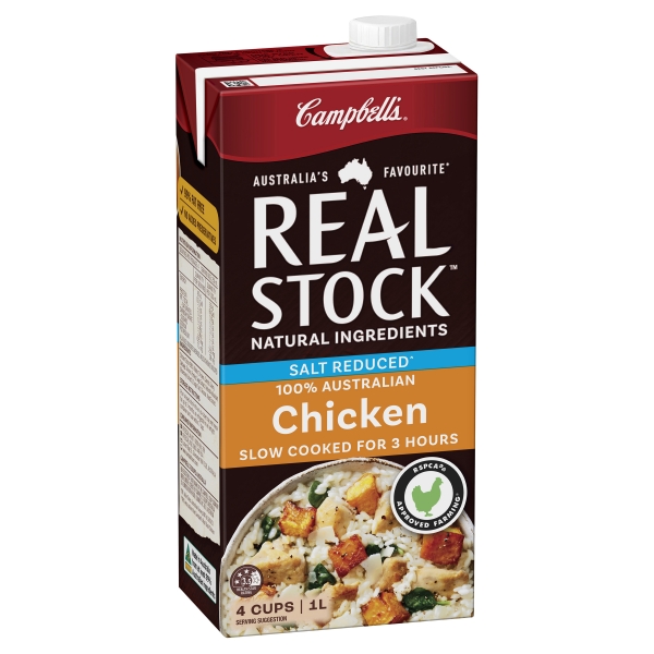 Campbell's Real Stock Chicken Salt Reduced 1lt