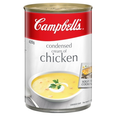 Campbell's Condensed Soup Cream Of Chicken 420g
