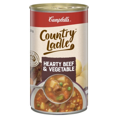 Campbell's Country Ladle Soup Hearty Beef & Vegetable 500g