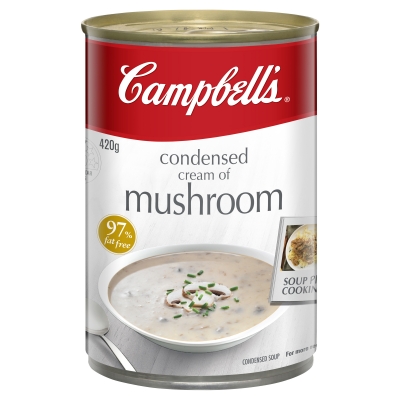 Campbell's Condensed Soup Cream of Mushroom 420g