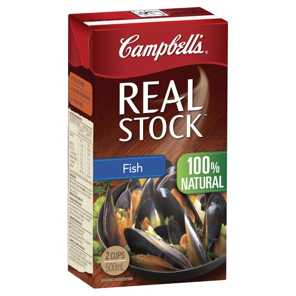 Campbell's Liquid Real Stock Fish 2 Cups 500ml