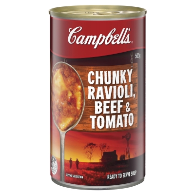 Campbell's Soup Chunky Ravioli Beef & Tomato 505g