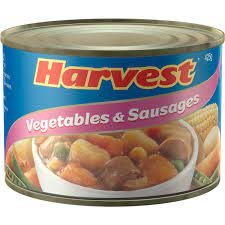 Harvest Vegetable & Sausages 425g