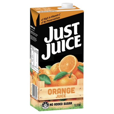 Just Juice Orange No Added Sugar 1lt