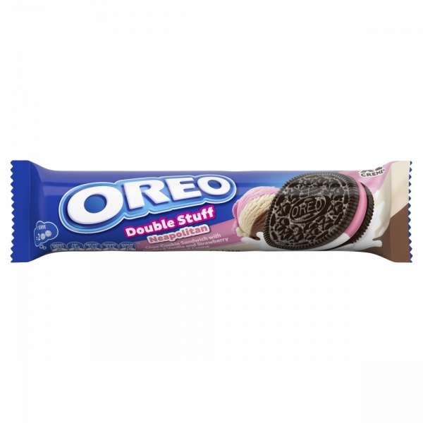 Oreo Cookie Double Stuff Neapolitan 131g