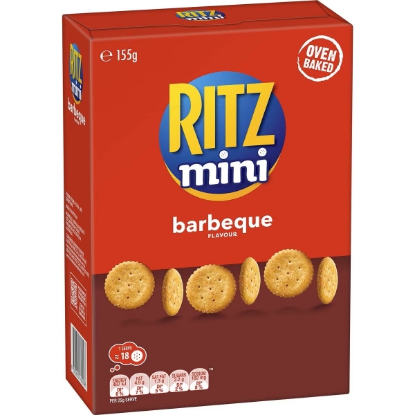 Ritz Mini Crackers Barbeque 155g