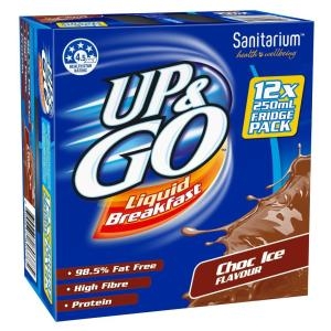 Sanitarium Up & Go Choc Ice 12 x 250ml