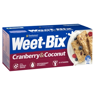 Sanitarium Weet-Bix Cranberry & Coconut 450g