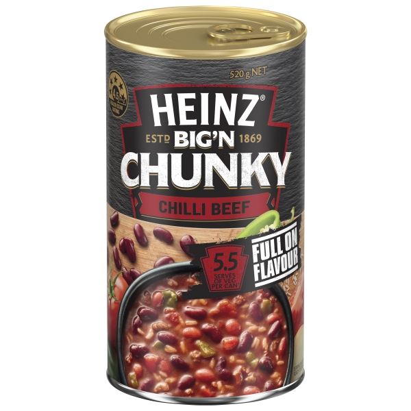Heinz Soup Chunky Chilli Beef 520g