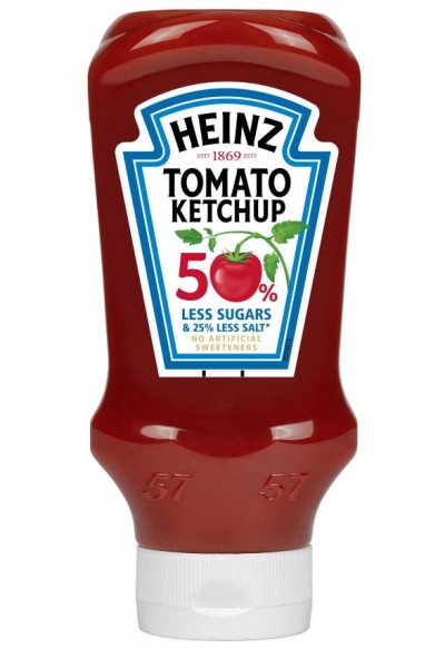 Heinz Sauce Ketchup Tomato Reduced Sugar 500ml