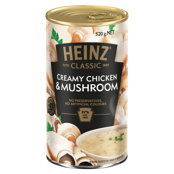 Heinz Soup Classic Creamy Chicken & Mushroom 520g