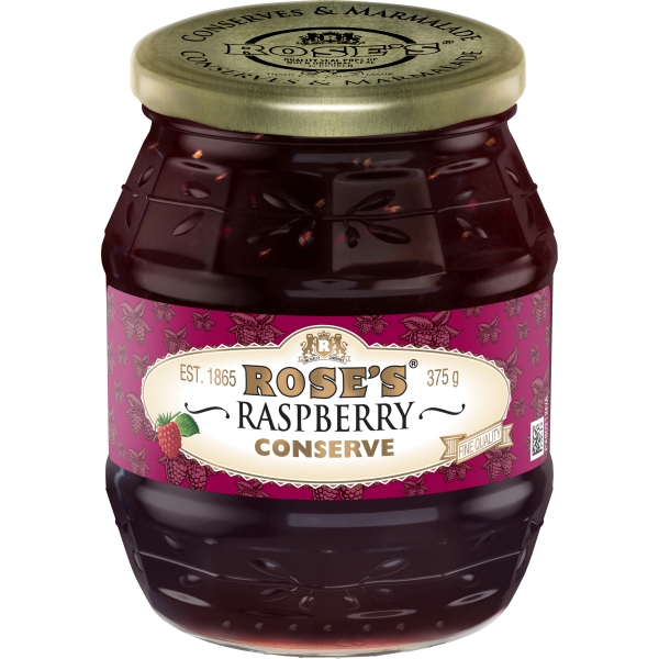 Rose's Conserve Raspberry 375g